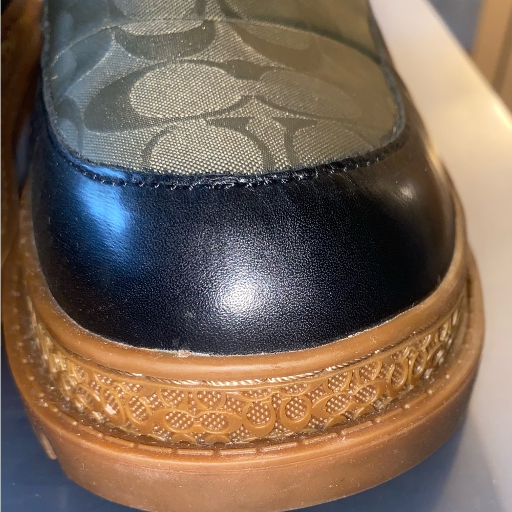 Coach Army Green Snow Boots - Picture 3 of 8